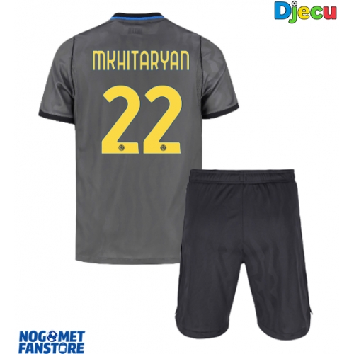 Inter Milan Henrikh Mkhitaryan #22 Rezervni Dres za djecu 2026-27 Kratak Rukav (+ Kratke hlače)